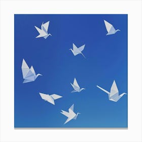 Origami Birds 2 Canvas Print