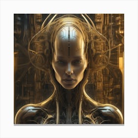 Futuristic Woman 38 Canvas Print