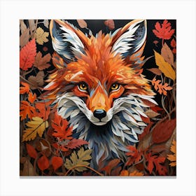 Autumn Fox Canvas Print