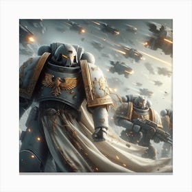 Space Marines 12 Canvas Print