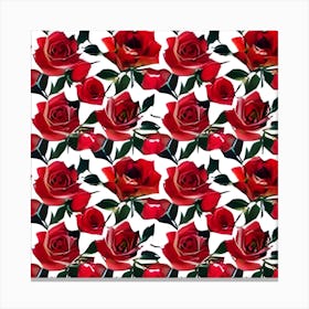 Red Roses 2 Canvas Print