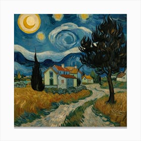 Default The Starry Night By Vincent Van Gogh Is A Captivating 2 Canvas Print