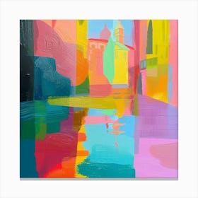 Abstract Travel Collection Venice Italy 4 Canvas Print