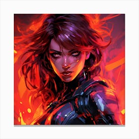 Black Widow Canvas Print