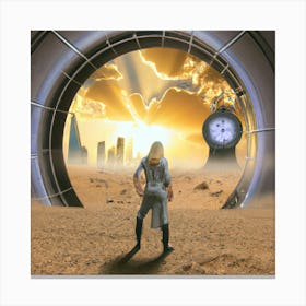 Time Portal Genesis Canvas Print