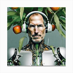 Apple Steve 17 Canvas Print