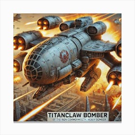 Titanclaw Bomber Iron Commonwealth Canvas Print