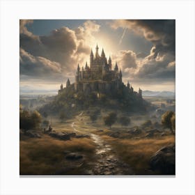 675028 Elden Ring Landscape, Castle, Epic, 8k, Realistic, Xl 1024 V1 0 2 Canvas Print