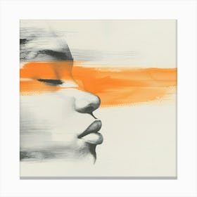 'The Face Of A Woman' 2 Canvas Print