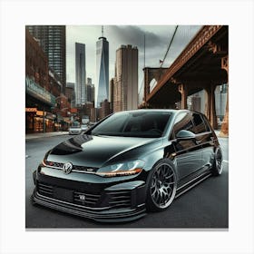 Volkswagen Golf R Canvas Print