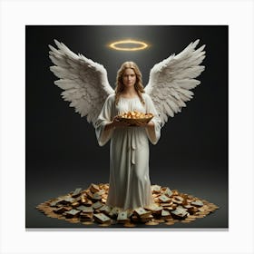 Angel Of Money 1 Canvas Print