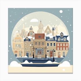 Bruges Belgium 1 Snowglobe Canvas Print