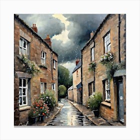 A cloudburst Canvas Print