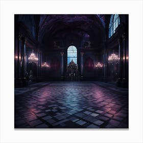 Dark Hall 1 Canvas Print