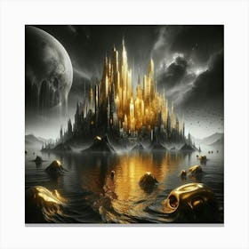 Golden City 2 Canvas Print