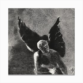 Glory And Praise To You, Satan, In The s Of Heaven, Where You Reigned, And In The Depths Of Hell, Where, Vanquished, You Dream In Silence (1890), Odilon Redon Canvas Print