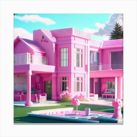 Barbie Dream House (831) Canvas Print