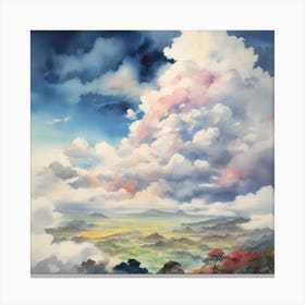 Cloudy Sky Canvas Print