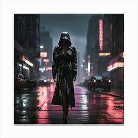 Dark City Art print Canvas Print