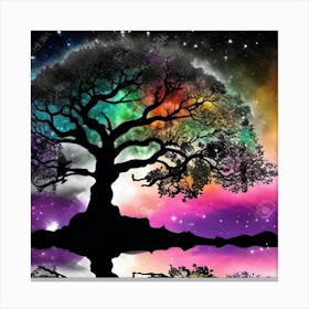 Tree In The Sky 17 Canvas Print