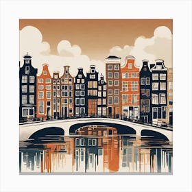 Amsterdam Cityscape Canvas Print