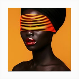 Portrait Of African Woman 1 Canvas Print