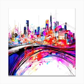 Cityscape - Skyline Edge Canvas Print