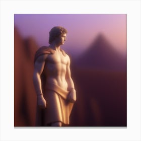 Statue Of Athena 1 Canvas Print