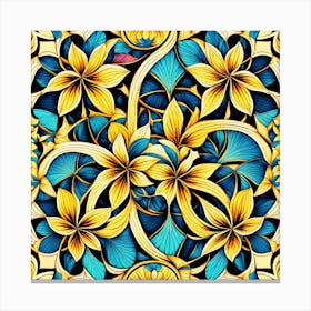 Floral Pattern Canvas Print