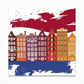 Amsterdam Skyline 1 Canvas Print