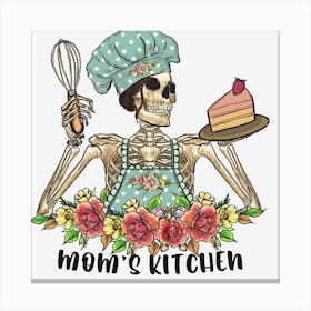 Mom And Kitchen Canvas Print