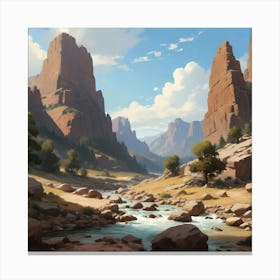 Whispers of the Canyon Canvas Print