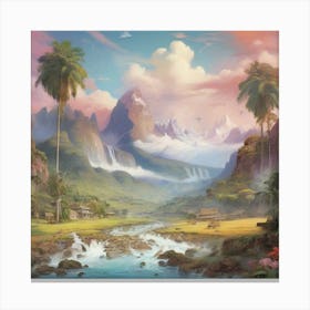 Nature of South America Canvas Print