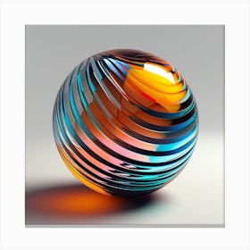 Glass Sphere Canvas Print
