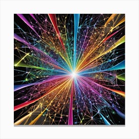 Abstract Space Background 10 Canvas Print