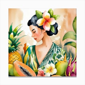 Tropical Harmony Canvas Print