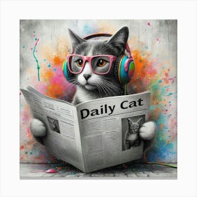 Daily Cat Canvas Print