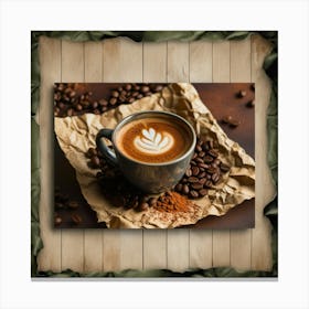 Coffee Latte Canvas Print