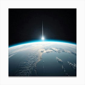 Earth From Space Canvas Print