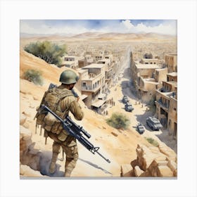 Iraq War 12 Canvas Print