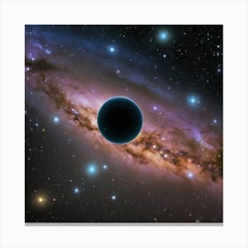 Black Hole In Space Canvas Print