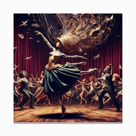 Dancers 1 Canvas Print