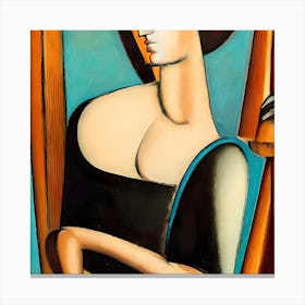 Portion Of Woman Canvas Print