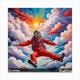 Skydiver 2 Canvas Print