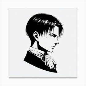 Anime Character Portrait Canvas Print