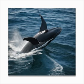 Orca Whale Canvas Print