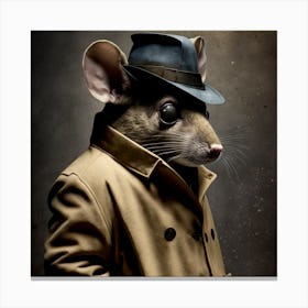 Private Eye Mouse Canvas Print
