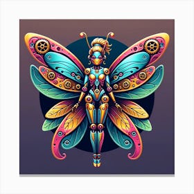 Steampunk Butterfly Canvas Print