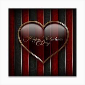 Valentine S Day Happy Romantic Canvas Print