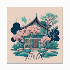 Asian House 1 Canvas Print